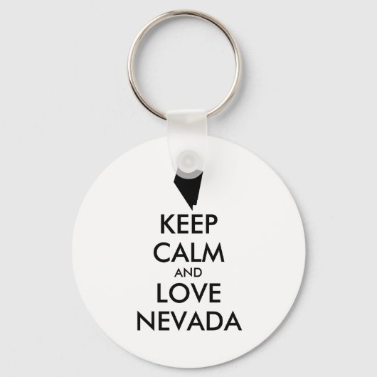 カスタマイズ保可能なCALM and LOVE NEVADA キーホルダー (正面)