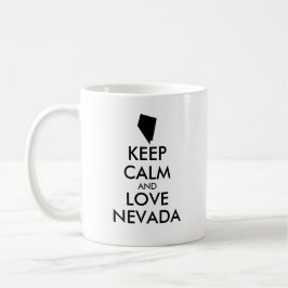 カスタマイズ保可能なCALM and LOVE NEVADA コーヒーマグカップ