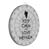 カスタマイズ保可能なCALM and LOVE NEVADA ダーツボード (正面左)