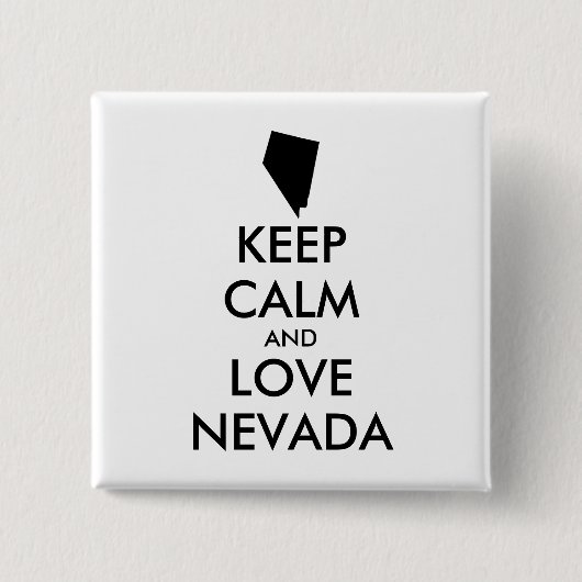 カスタマイズ保可能なCALM and LOVE NEVADA 缶バッジ (正面)