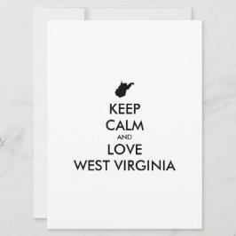 カスタマイズ保可能なCALM and LOVE WEST VIRGINIA