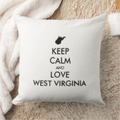 カスタマイズ保可能なCALM and LOVE WEST VIRGINIA クッション (ブランケット)
