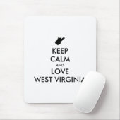 カスタマイズ保可能なCALM and LOVE WEST VIRGINIA マウスパッド (マウス)