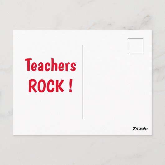 カスタマイズ保Calmと教えPostagueに ポストカード (裏面)