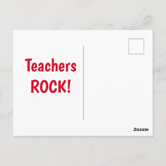 カスタマイズ保Calmと教えPostagueに ポストカード (裏面)