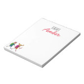 カスタマイズ先生とKidsメモ帳 ノートパッド (回転)