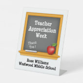 カスタマイズ先生感謝週間お礼 台座サイン (正面)