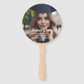 カスタマイズ全て大学院の写真、名前とクラス ハンドファン (裏面)