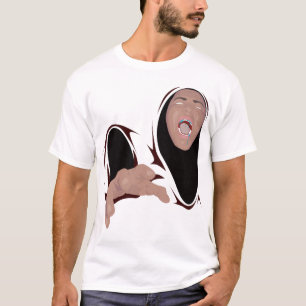 カスタマイズ内部モンスター- Tシャツ