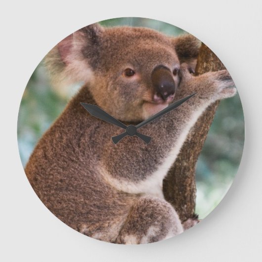 カスタマイズ円形の時計- ラージ壁時計 (正面)