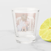 カスタマイズ写パーソナライズされた真 ショットグラス (裏面)