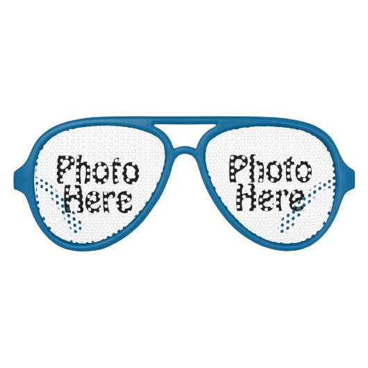 カスタマイズ写真と共お気に入りのに アビエーターサングラス (正面)