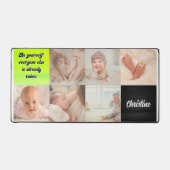 カスタマイズ写真と名前を付けたデスクマット デスクマット (正面)