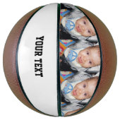 カスタマイズ写真と文字 バスケットボール (縦)