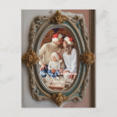 カスタマイズ写真の古代の枠 ポストカード (正面)