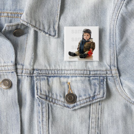 カスタマイズ写真の誕生日ボタン 缶バッジ (インサイチュ)