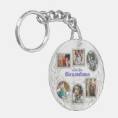 カスタマイズ写真コラージュと思い出に残る引用文 キーホルダー (正面左)