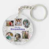 カスタマイズ写真コラージュと思い出に残る引用文 キーホルダー (裏面)