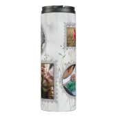 カスタマイズ写真コラージュと思い出に残る引用文 タンブラー (裏面)