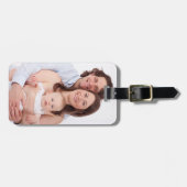 カスタマイズ写真テンプレートユニーク パーソナライズされた ラゲッジタグ (正面横)