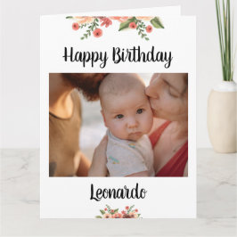 カスタマイズ写真パーソナライズされた誕生日 カード