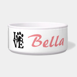 カスタマイズ写真ラブユペットポープリント ボウル