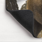 カスタマイズ冬のイエローストーンのバイソンBull - マウスパッド (コーナー)