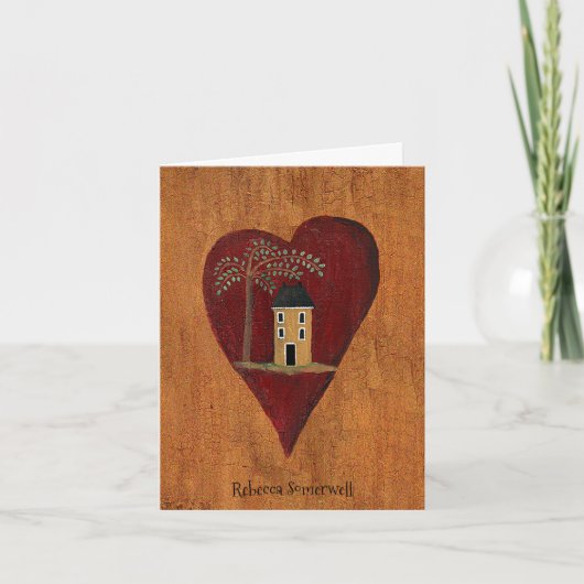 カスタマイズ初期のなハート カード (正面)