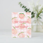 カスタマイズ前向き主フィードバックのクラス訪問 サンキューカード (スタンド正面)