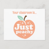 カスタマイズ前向き主フィードバックのクラス訪問 ポストカード (正面)