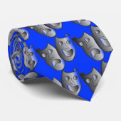 カスタマイズ劇場のマスクのタイの青 ネクタイ (ロール)