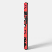 カスタマイズ動揺してハートグラフィティバレンタイン Case-Mate iPhoneケース (裏面 / 左)