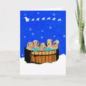 カスタマイズ北カリフォルニアのクリスマス- シーズンカード (正面)