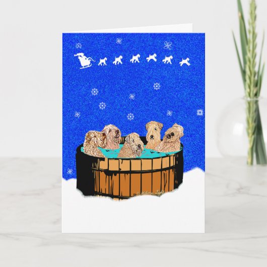 カスタマイズ北カリフォルニアのクリスマス- シーズンカード (正面)