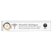 カスタマイズ医学の専門のユニーク デスクネームプレート (正面)