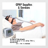 カスタマイズ医療用品店CPAP用品 ウィンドウサイン (シート)