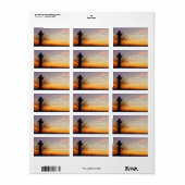 カスタマイズ十字架 ラベル (フルシート)