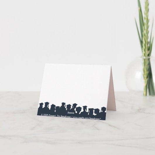 カスタマイズ卒業サンキューカード サンキューカード (裏面)