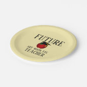 カスタマイズ卒業パーティ未来先生 ペーパープレート (アングル)