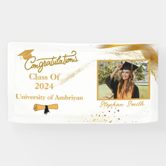 カスタマイズ卒業モダン 横断幕 (横)