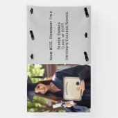 カスタマイズ卒業写真、卒業証書、キャップテンプレート 横断幕 (縦)