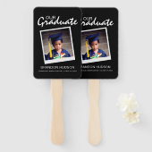 カスタマイズ卒業生 | 写真の卒業 ハンドファン (正面&裏面)