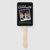 カスタマイズ卒業生 | 写真の卒業 ハンドファン (裏面)