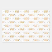 カスタマイズ卒業 ラッピングペーパーシート (正面3)