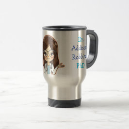 カスタマイズ博士（お名前） PhD Graduation Coffee トラベルマグ