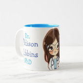 カスタマイズ博士 ツートーンマグカップ (正面左)