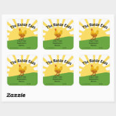 カスタマイズ卵箱ラベルなし範囲 スクエアシール (シート)