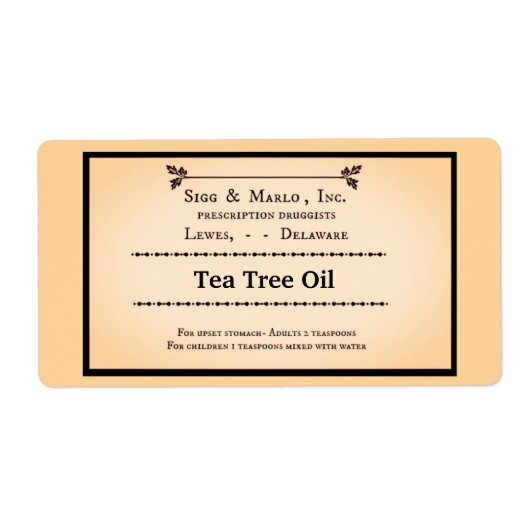 カスタマイズ古いrx ラベル (正面)