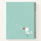 カスタマイズ可お気に入りの能な曲ジャーナル ノートブック (裏面)