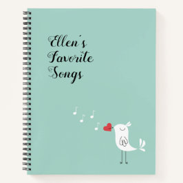 カスタマイズ可お気に入りの能な曲ジャーナル ノートブック